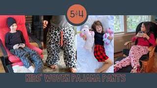 Kids Woven Pajama Pants