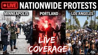 MINNEAPOLIS PORTLAND LOS ANGELES  ICE PROTESTS  Multi-Cam  02-07-2026