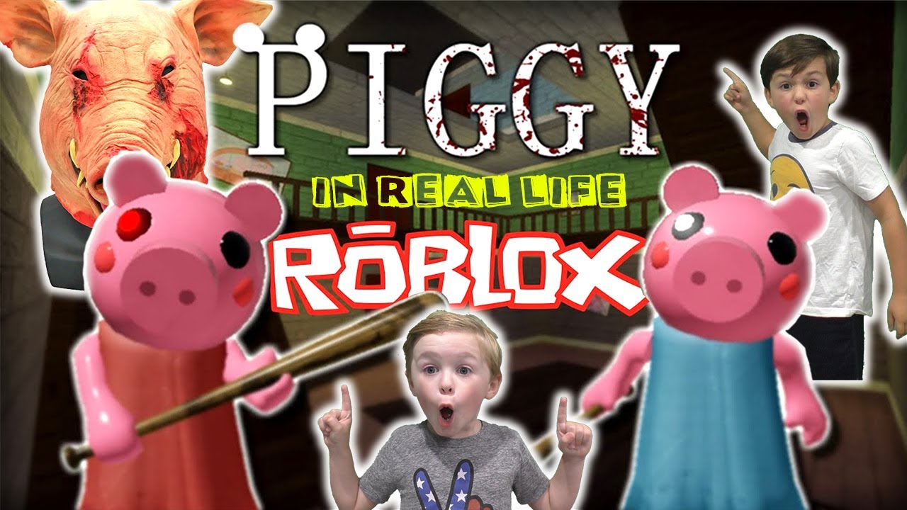 Roblox Piggy In Real Life Will The Scary Pig Get Us Youtube