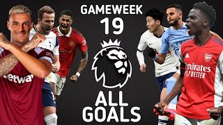 PREMIER LEAGUE | GAMEWEEK 19 HIGHLIGHTS 🔥| ALL GOALS ⚽⚽ as Rashford keeps scoring