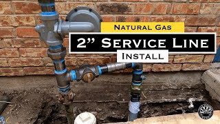 Natural Gas Line Installation | Plumbing Vlog for Apprentice Plumber