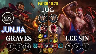 EDG JunJia Graves vs Lee Sin Jungle - KR Patch 10.20