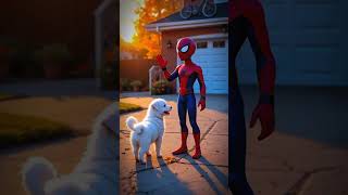 Mini Spider-Man Saves Dog