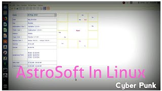 How to run AstroSoft in Linux / Vedic astrology software for Linux.. screenshot 3