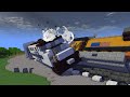 Minecraft Chatsworth Train Collision Animation