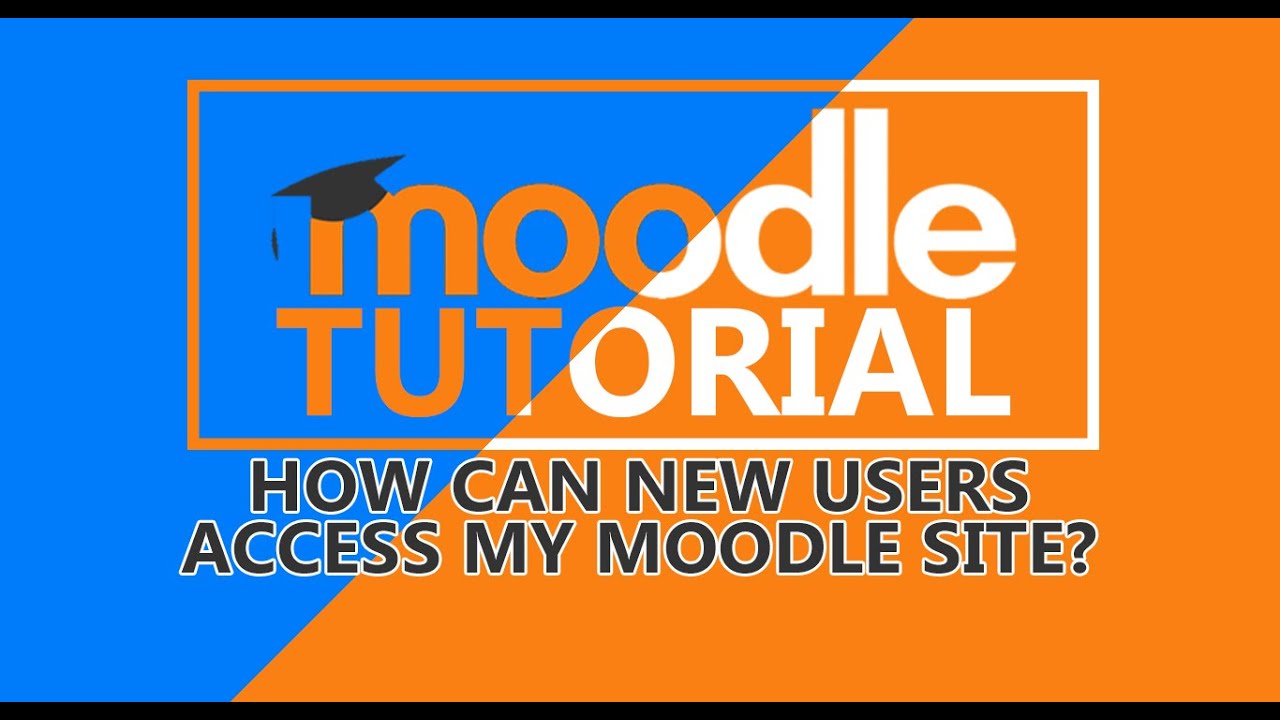 How can new users access my Moodle site? - YouTube