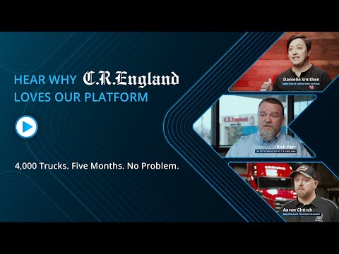 C.R England | Platform Science Testimonials