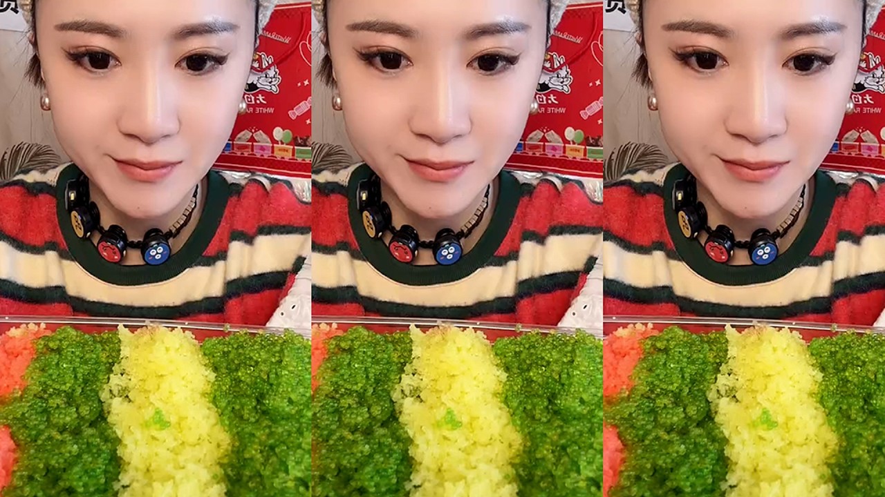 [MUKBANG] delicious crispy shrimp eggs rainbow - shrimp 파삭 파삭 한 알 무지개 - 새우 생