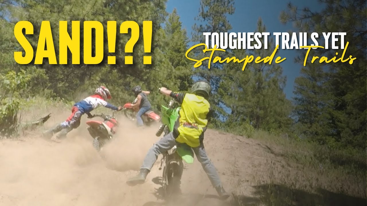 Sandy Dirt Bike Trails In North Idaho Stampede YouTube