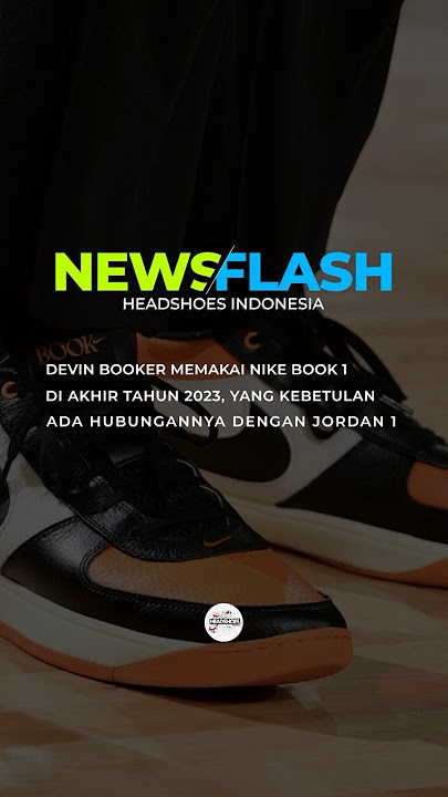 Sepatu Devin Booker, Book 1 yang terinspirasi dari Air Jordan 1 #reels #headshoes #basketballshoes