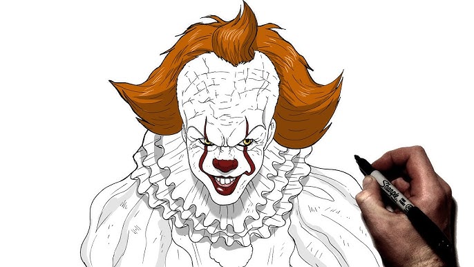 How To Draw Pennywise the Clown