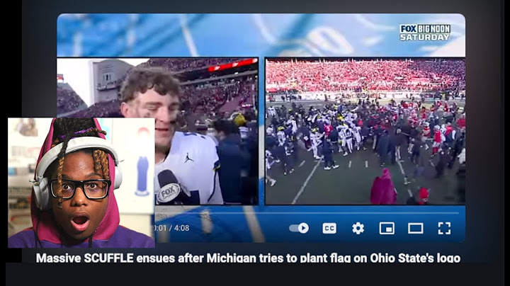 Rhonda Nunn REACTS to Massive SCUFFLE ensues after Michigan tries to plant flag on Ohio State Logo