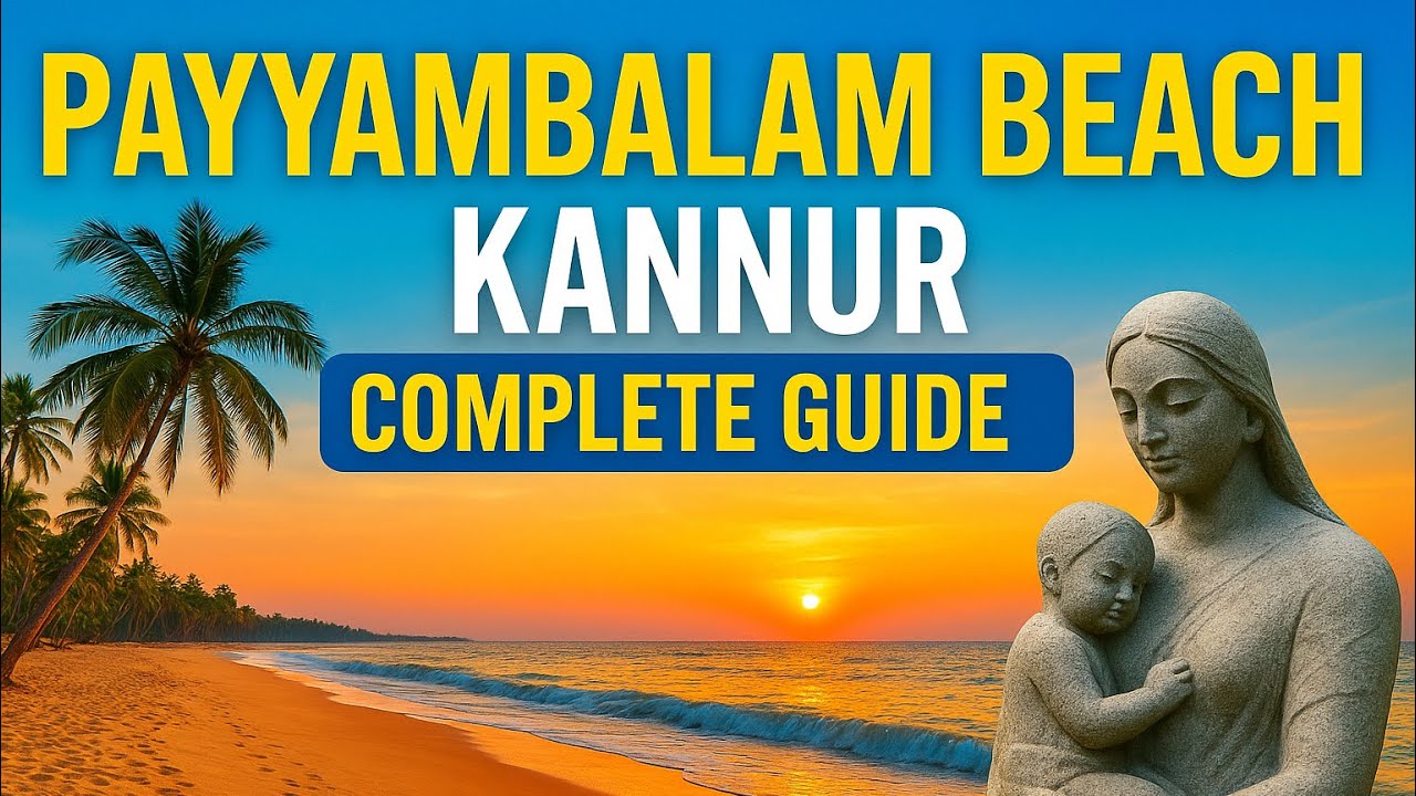 Exploring Payyambalam Beach | Best Beach in Kannur Kerala 🏝️@TheUltimateFamilyFun 