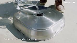 HOW TO_East Oak TORCH Gas Heater Accessories Water Box/Sand Box