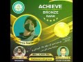 congratulations Hamza Ch to Achieve Bronze Rank in Believers Group