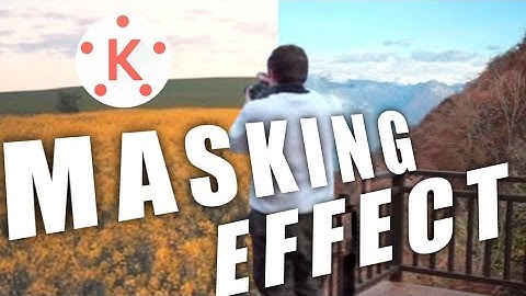 Create Masking transition effect in kinemaster | easy frame blocking and masking effect
