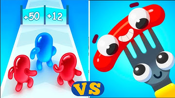 Fork N SAUSAGE VS Join Blob Clash 3D😈 ASMR Relaxing 😎 Android GAMEPLAY