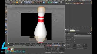 Tutorial Blank for bowling animation in cinema 4d