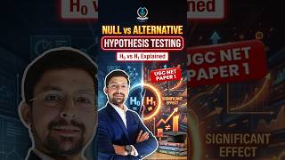 Hypothesis Testing | Null Vs Alternative Hypothesis | Ugc Net Paper 1 Preparation 2026 #shorts