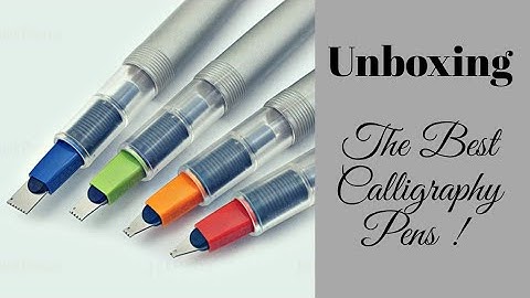 Pilot Parallel Pens UNBOXING. All Versions. Cleaning Techniques and Tips.