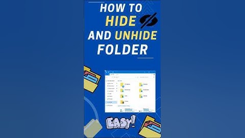 How to Hide and Unhide Folder in Computer | Step by Step Guide | Protect Your Data