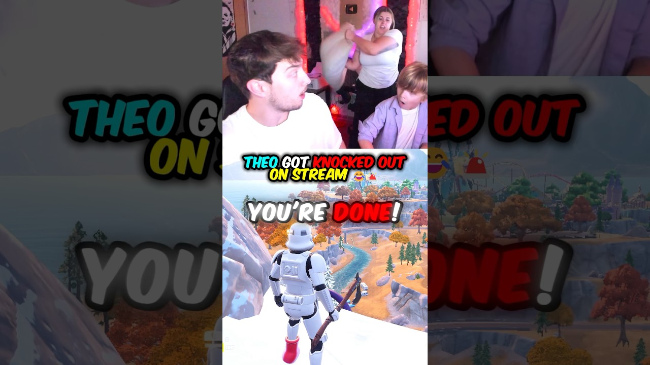 KID GOT KNOCKED OUT 😂 (fortnite) @Wyful