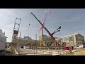 Liebherr TLM 1500 8.1 construction site  module hospital