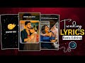 New Trending Video Editing Lyrics | Instagram Trending Reels Editing | Trending Lyrics Video Editing