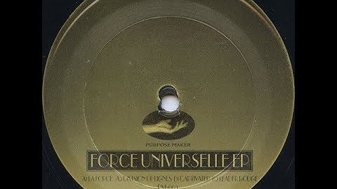 Jeff Mills - Force Universelle EP (1997 - Purpose Maker - PM-003) Full EP