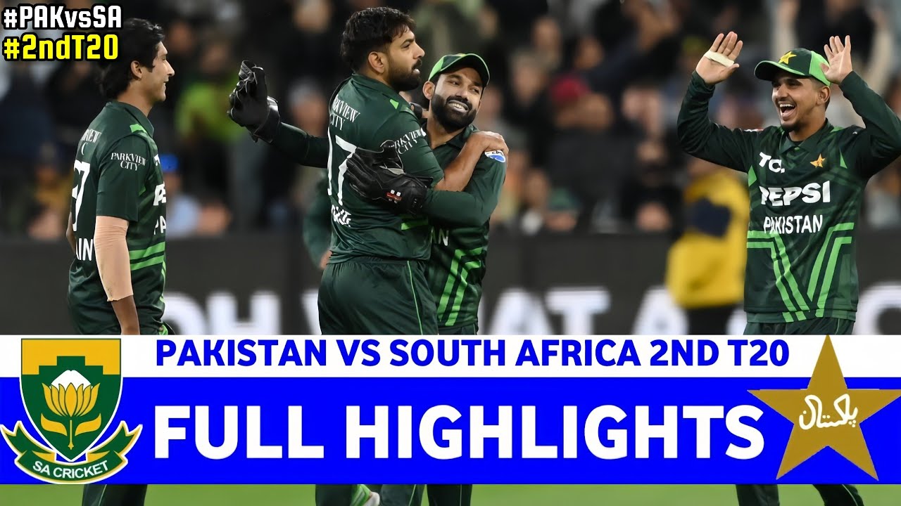Pakistan vs South Africa 2nd T20 Highlights 2024 | PAK vs SA 2024 | PAK ...