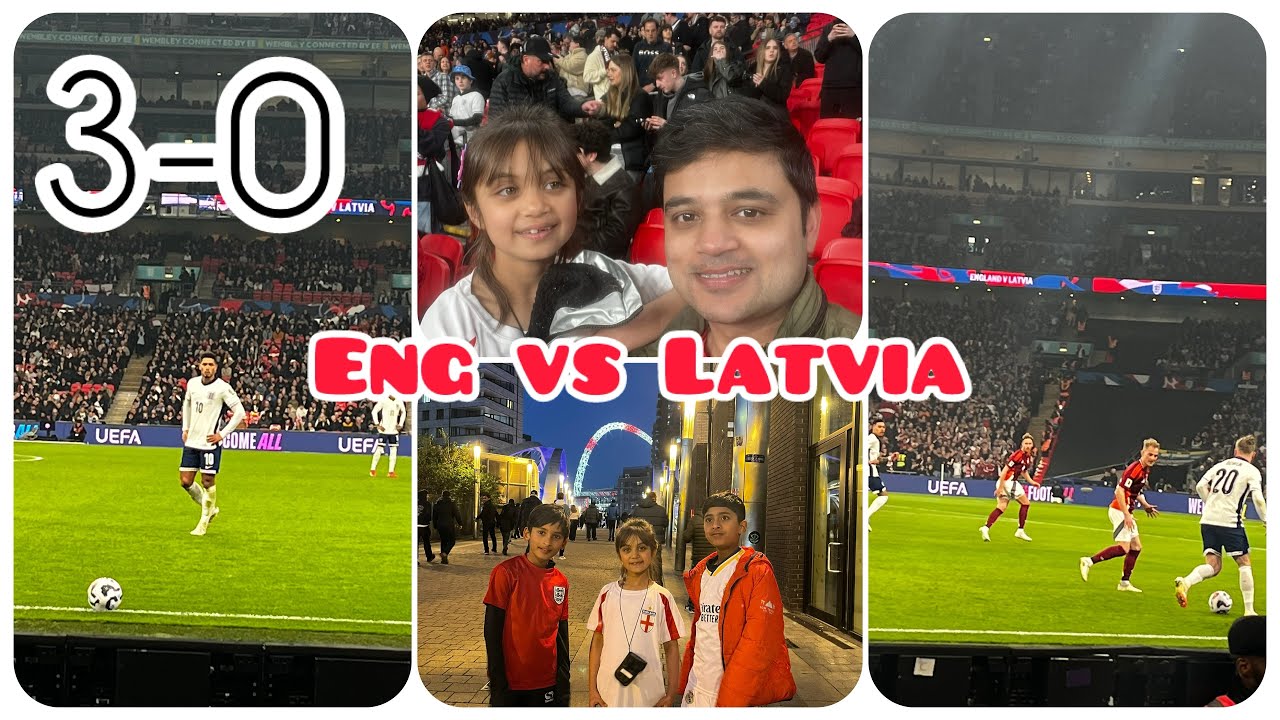 Eng vs Latvia @ Wembley stadium 