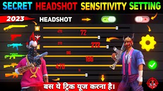 Free Fire Max Auto Headshot Trick 2023 Sensitivity | 2gb, 4gb, 6gb Ram Headshot Sensitivity Setting