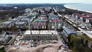 Aquart Świnoujście - 13.04.2026 - budowa. Dji Drone Footage