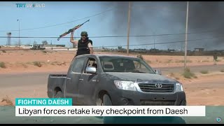 Libyan forces retake key checkpoint from Daesh