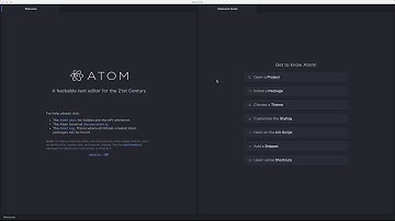 2.0 Atom Editor - Getting Started
