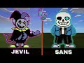 Jevil vs. Sans | Minecraft (Sans Defeated?)