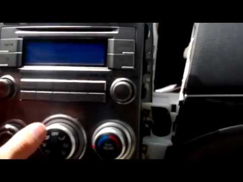 Hyundai Veracruz Radio Removal and iSimple Aux Installation