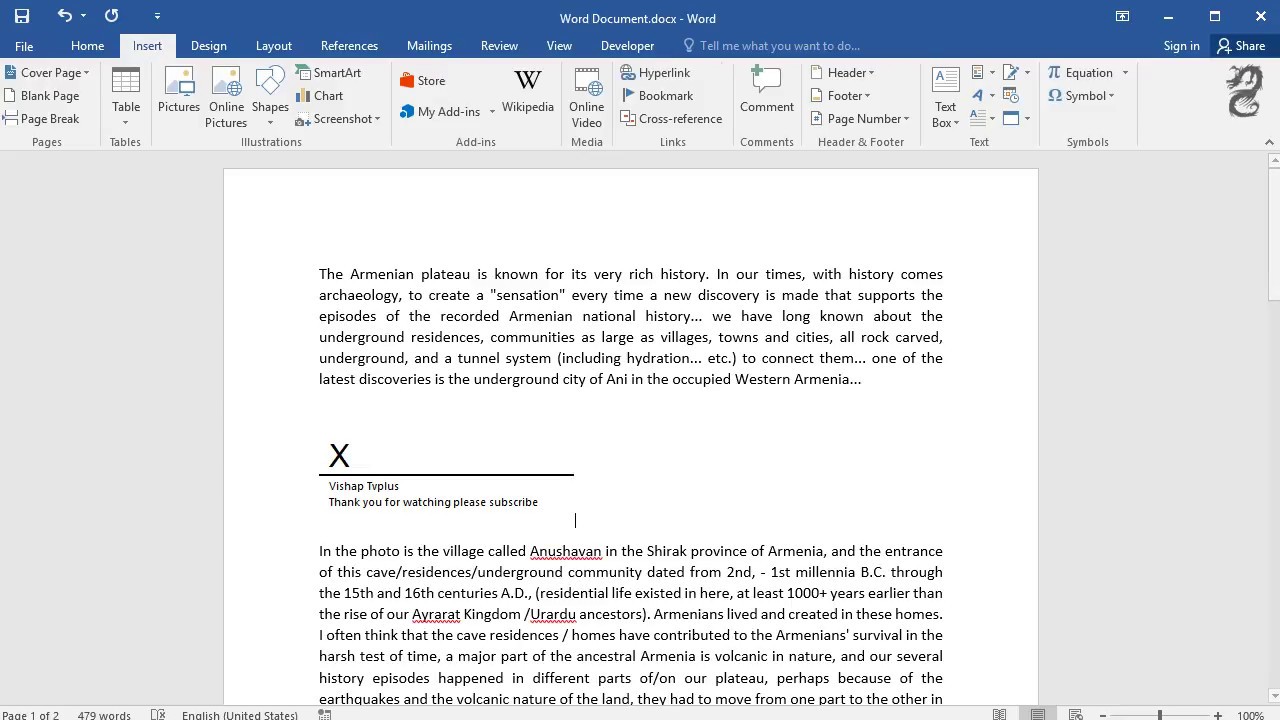 how to add a signature in word with a touchscreen