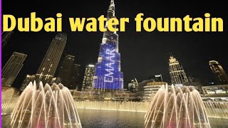 Dubai mall water fountain show || Burjkhalifa || Dubai vlog
