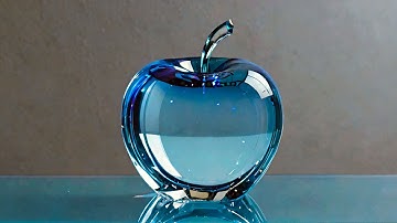 Blender with Stable Diffusion XL Tutorial - Crystal apple