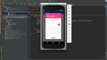 Android DatePicker التاريخ ★ | android دورة اندرويد 31
