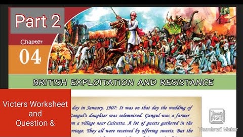 British Exploitation and Resistance #ssworld #victersworksheet