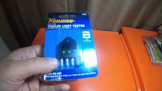 Tool Haul - Harbor Freight - 4 Way Flat Towing Harness Tester - Quick Look - Jan 15th 20 Haul Master Trailer Light Tester