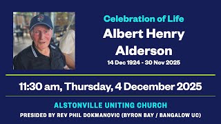 Funeral Service_Albert Henry Alderson_11:30am_Thursday, 4 Dec 2025