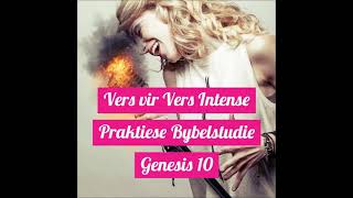 Vers vir Vers Intense Praktiese Bybelstudie Genesis 10