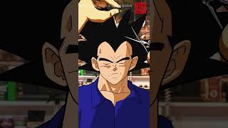 Vegeta corta cabelo com Goku #dragonball