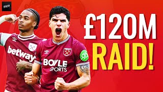 TRANSFER BOMBSHELL! Man Utd Prepare £120M Raid For TWO West Ham Stars!