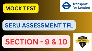 Section 9&10 - - Mock test - SERU ASSESSMENT TFL #Seruassessmenttfl, #tfl, #phv, #seru