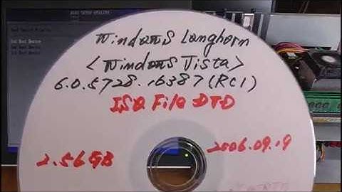 Installation of the Windows Longhorn [Build 5728.16387 RC 1]