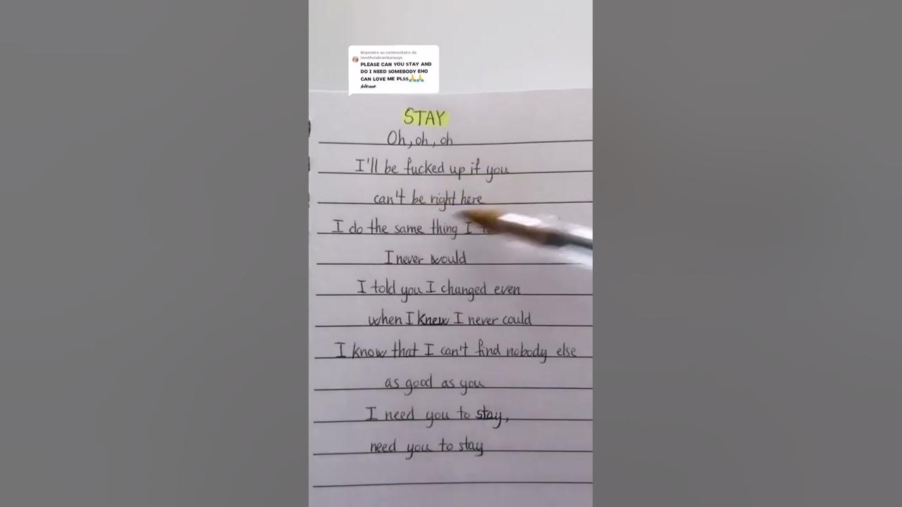 The Kid LAROI, Justin Bieber - Stay (Lyrics Music 2021)